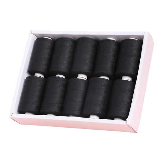 Giaone Enduring Polyester Thread Pack 10 Bright Tone Smooth Sewing Machine Friendly Fade