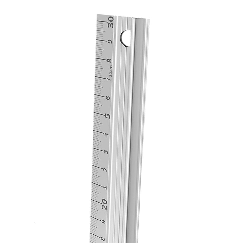 Giaone Engineering Scale Anti Slip Grip Aluminum Ruler Measuring Tool ...