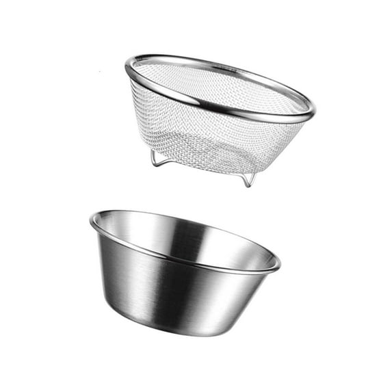 Giaone Ergonomic Rice Strainer Basket Colander Bowl for Home Cooking ...