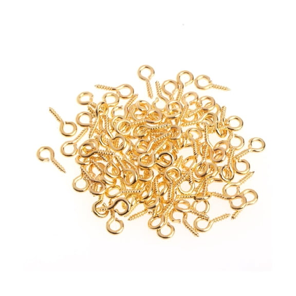 Giaone Eyelets Screw Threaded Metal Clasps Hook Jewelry Findings For Making DIY