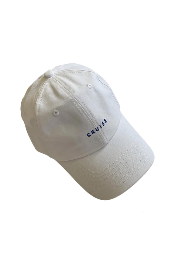 Fashion Baseball Hat With Embroidered CRUISE Lettering Adjustable Back Strap