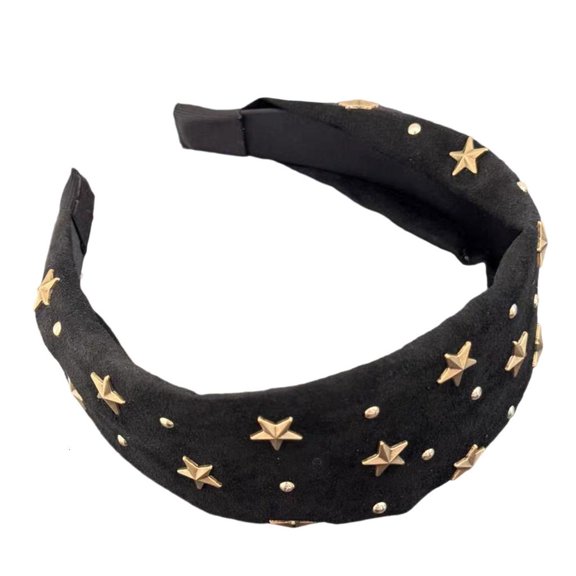 Giaone Fashion Cloth Hairband Edgy Star Accent Lightweight Fashion Hair Styling