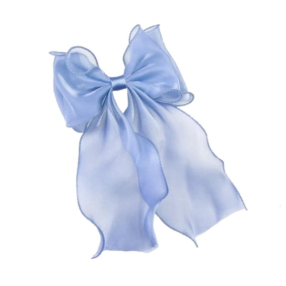Giaone Fashiona Long Tail Hair Bows Secure Hairpin Large Bowknot Hair Clip For Female