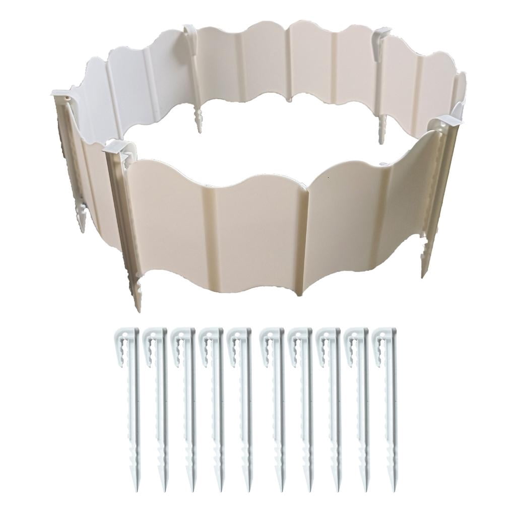 Giaone Fence Garden Edging Landscape Edging For Landscaping Flower Bed Border Outdoor Courtyard Edged Fence Garden