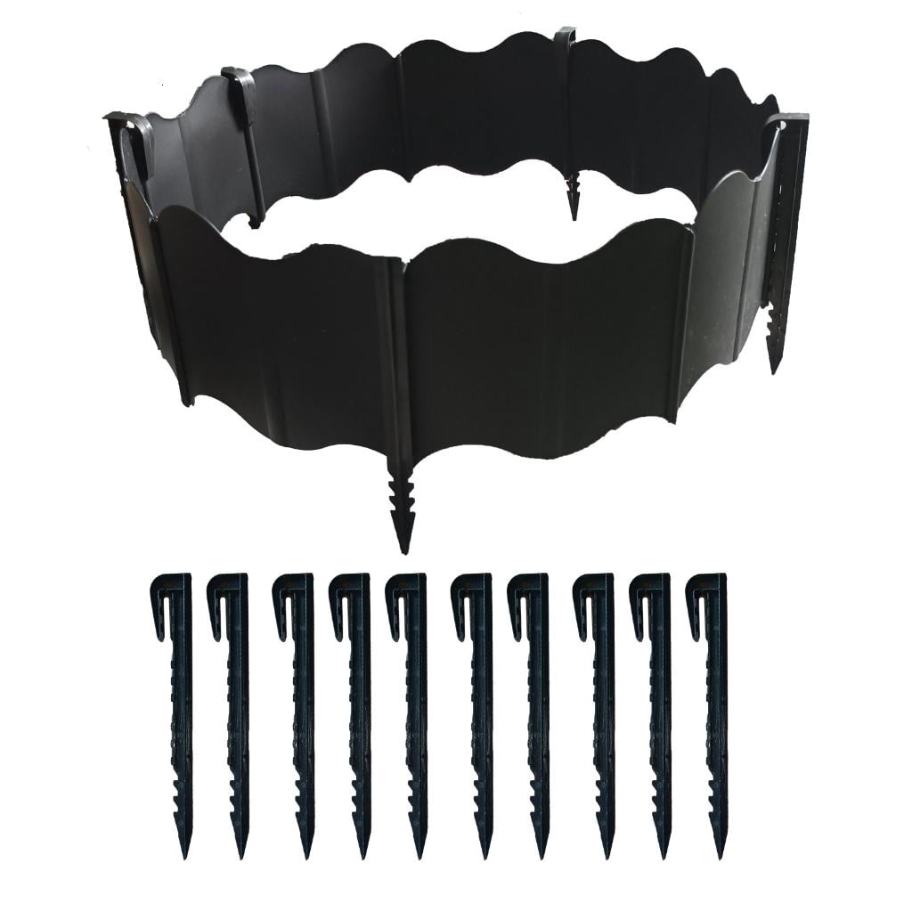Giaone Fence Garden Edging Landscape Edging For Landscaping Flower Bed Border Outdoor Courtyard Edged Fence Garden