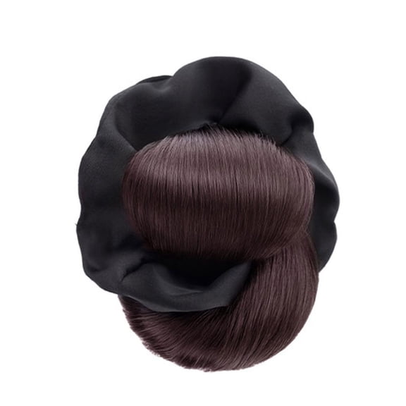 Giaone Fine Hair Bun Hairpiece Clip On Updos Ponytail Holder for Women Hair Change