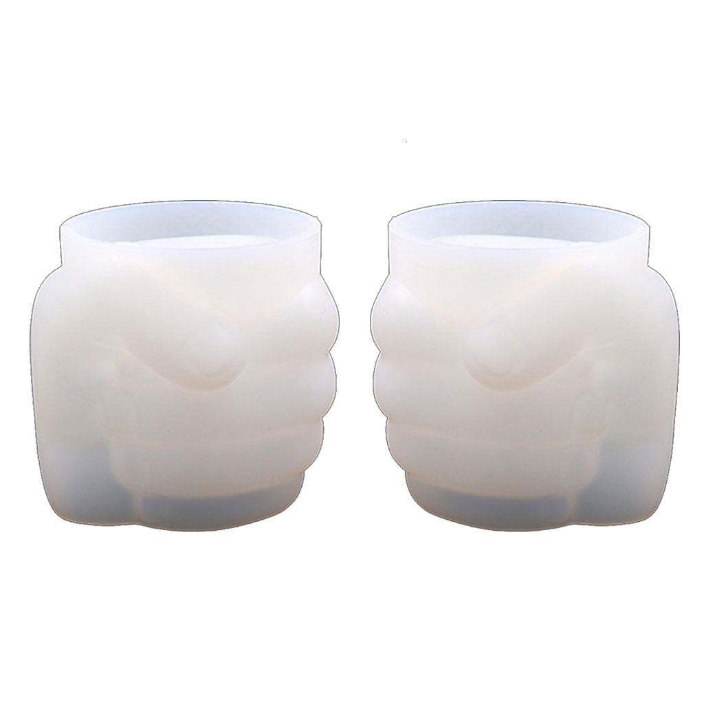 Giaone Fist Pen Holder Resin Mold Vase Flower Pot Silicone Mould Craft Silicone Mold