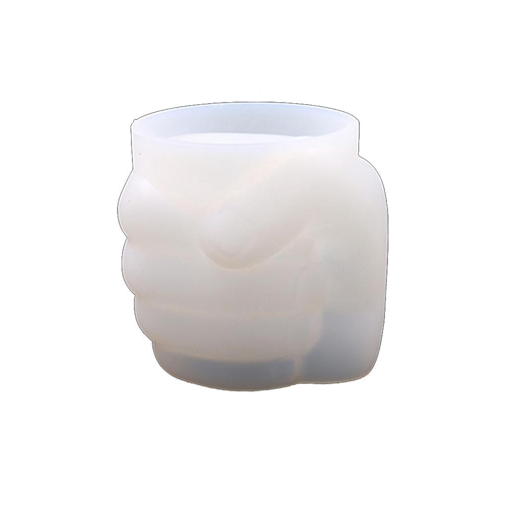 Giaone Fist Pen Holder Resin Mold Vase Flower Pot Silicone Mould Craft Silicone Mold