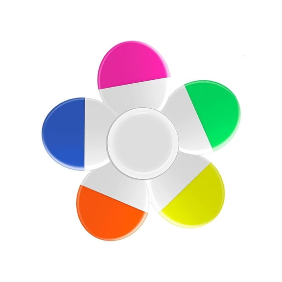 Giaone Fluorescent Highlighter Pen Spinner Highlighter Marker for Color Coding Drawing