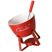 Giaone ,Fondue Pots Set Tealight Porcelain Melting Pots for Cheese Chocolate Butter