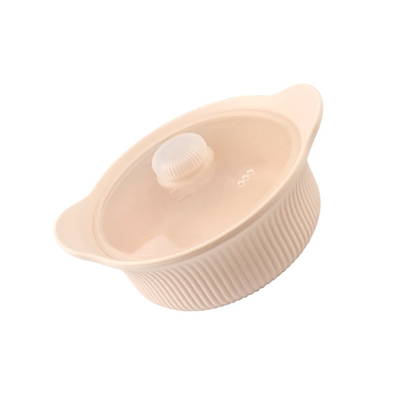 Giaone Food Grade Heat Resistant Silicone Steamer 3 Compartments Microwave Pot