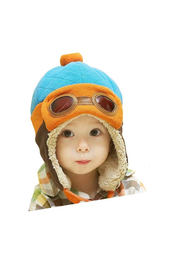 Frostproof Kids Hat Fleece Inner Ear Protecting Winter Outdoor Accessory