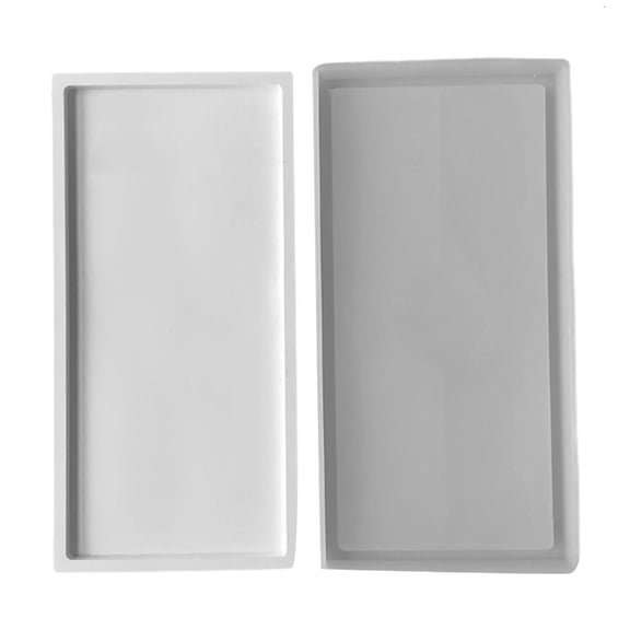 Giaone Fruit Tray Molds Silicone Resin Plate Moulds Rectangular Jewelry Dish Molds