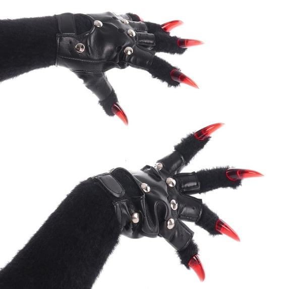 Giaone Fun Cats Paws Gloves Stretchy Comfortable For Fursuit