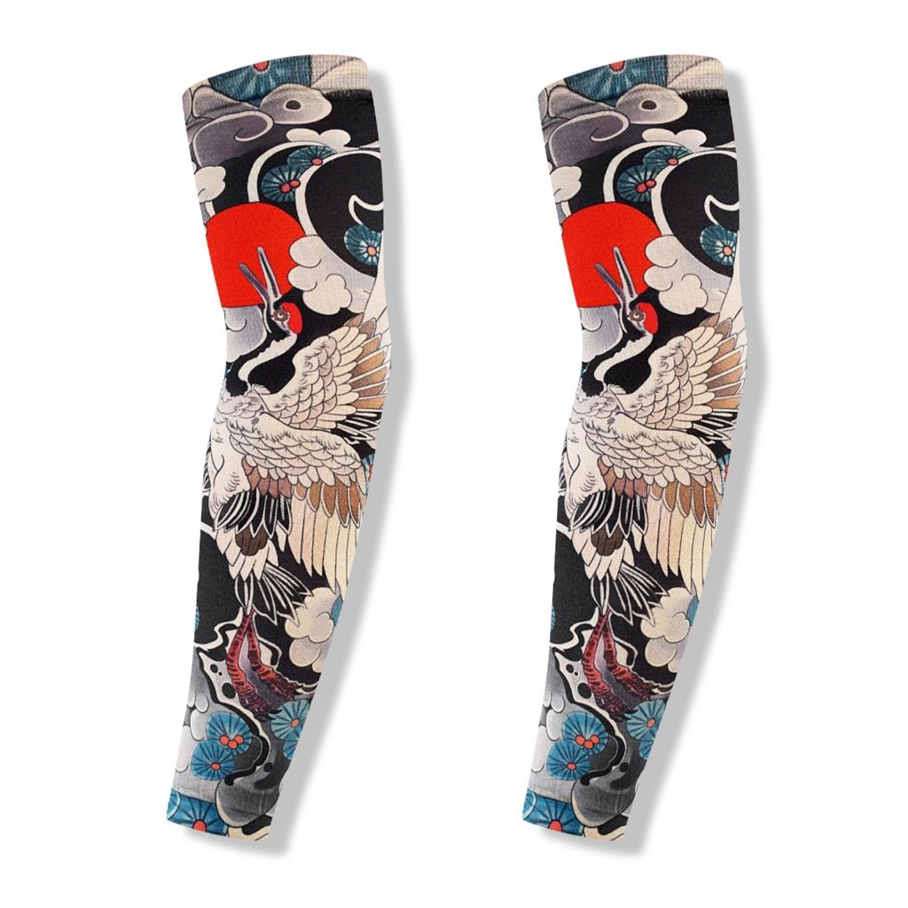 Giaone Fun Temporary Pattern Arm Stockings For Costume And Sports ...