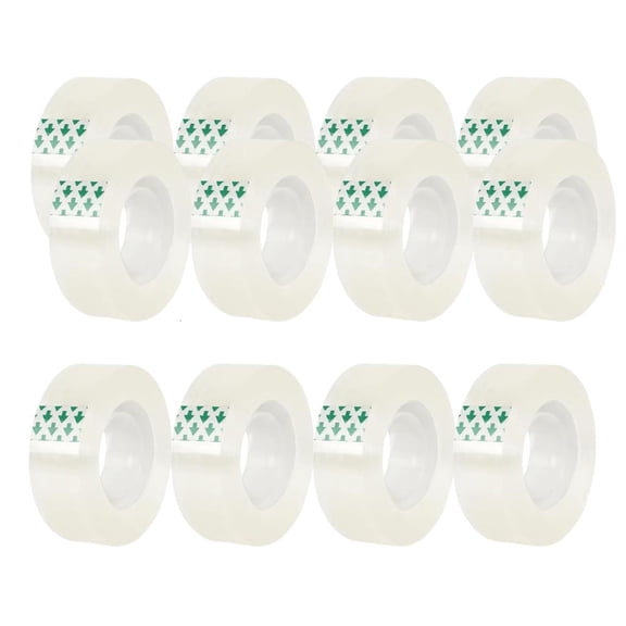 Giaone Gift Wrap Tape Transparent Tape Refills,Clear Tape Refills,Transparent Tape