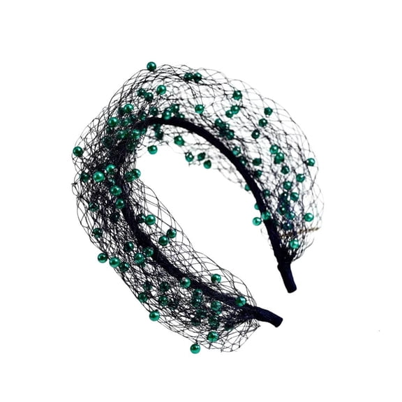 Giaone Hair Jewelry Veil Headbands Hair Accessories Wedding Party Dress Women Lady Girl Headdress Mesh Face Cover