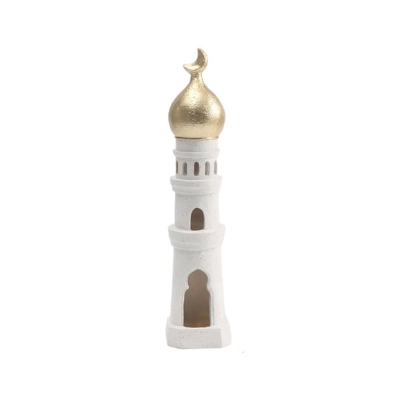 Giaone Handcrafted Resin Castles Middle Eastern Mosque Sculpture Family Storytelling