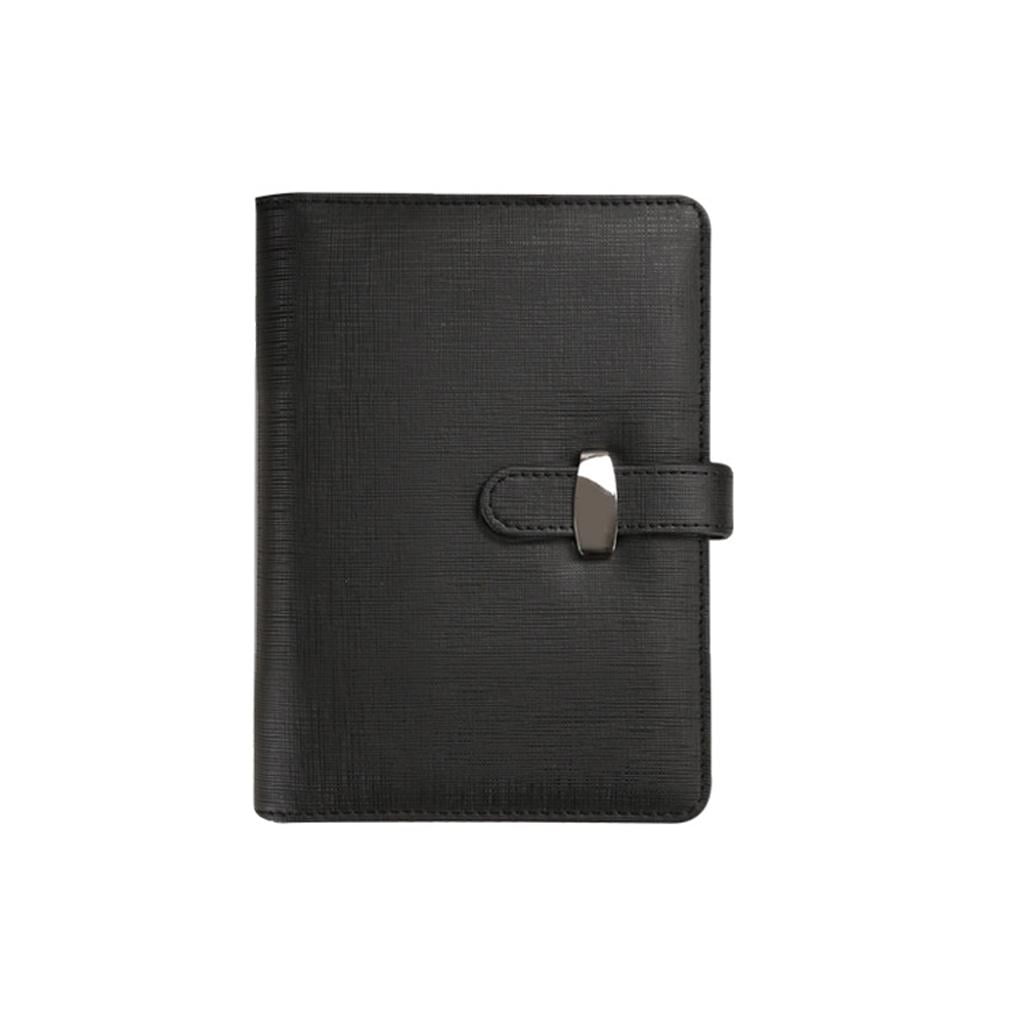 Giaone Hardcover Notebook 160 Pages Lined Refillable 6 Rings Covers