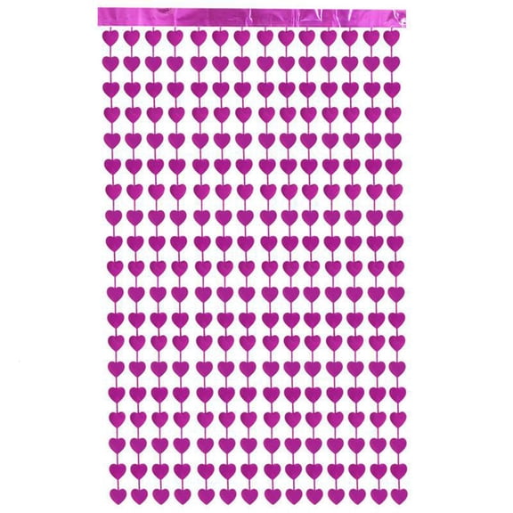 Giaone Heart Shape Fringe Curtain Background Decoration Photography Props Ornament