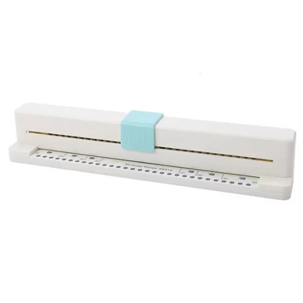 Giaone Hole Puncher 30 Hole Loose Leaf Punch for Craft Paper Scrapbooks Stationeries