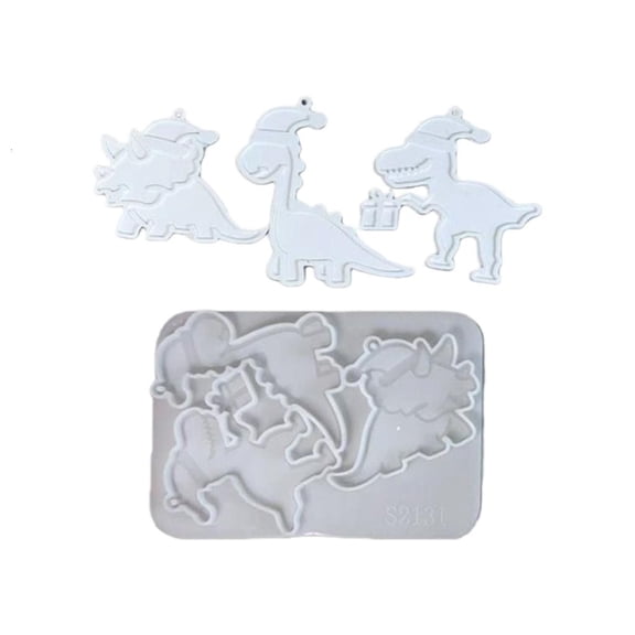 Giaone Holiday Themed Dinosaur Mold DIY Cement Craft Personalizing Home Decoration