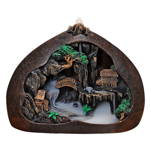 Giaone Incenses Burners Waterfall Backflow Incenses Holders,Aromatherapys Ornament