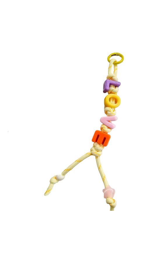 Customizable Color Letter Bead Handbag Ornament Stylish Design Bag Decoration