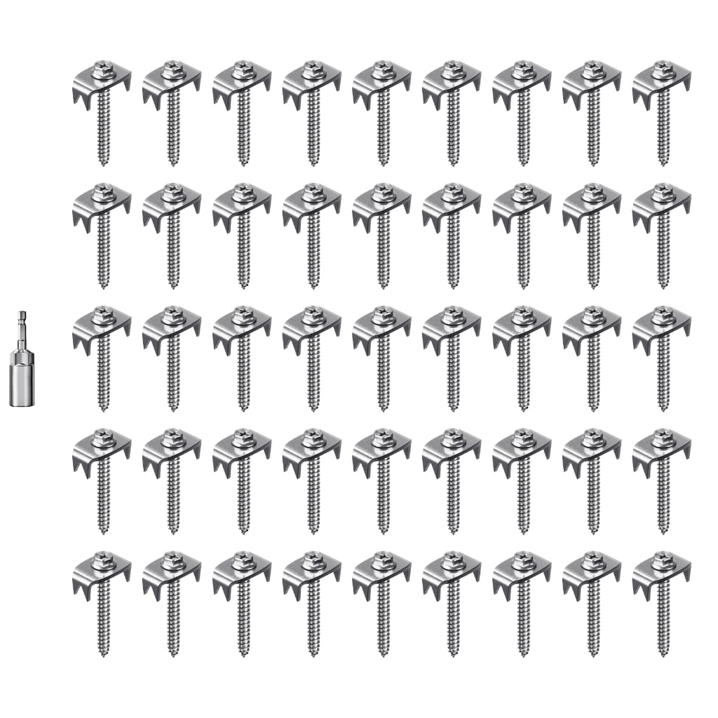 Giaone Industrial Metal Fence Posts set Reusable \u0026 Easy to Remove Metal Ground Pins Upgrades Excellent for Temporary Enclosures