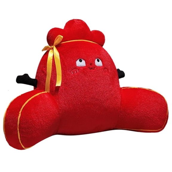 Giaone Ingot Shape Bed Rest Reading Pillow With Cartoon Design For Kids Room Comfort