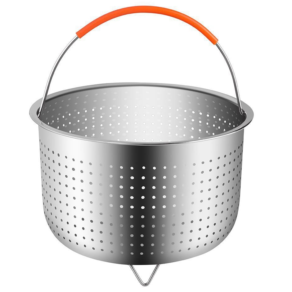 Giaone Kitchen Stainless Steel Steamer Basket with Silicone Handle for Pressure Cooker