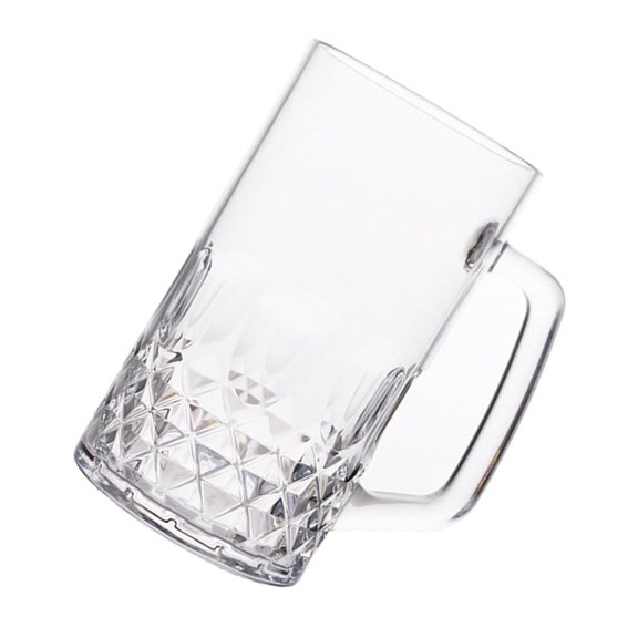 Giaone Convenient Clear Plastomer Beer Mugs 1000ml/980ml/480ml Capacity Beer Cup