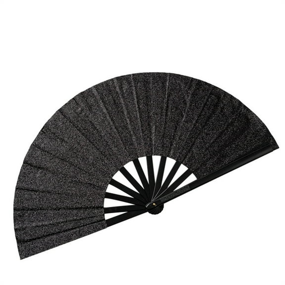Giaone Large Raves Folding Hand Fan Clacks Handheld Fan for Festivals Parties Concerts