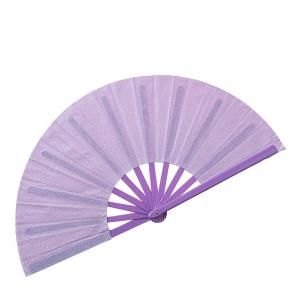 Giaone Large Raves Folding Hand Fan Clacks Handheld Fan for Festivals Parties Concerts
