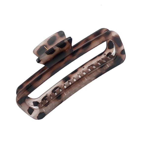 Giaone Leopard Hair Clip Extra Large Capacity for Long Hairstyles