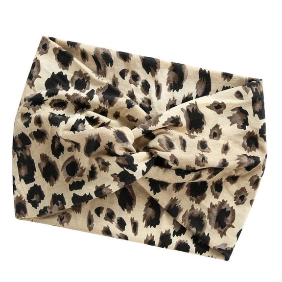 Giaone Leopards Print Headscarf Fashionable Women Handkerchief Trendy Headbands