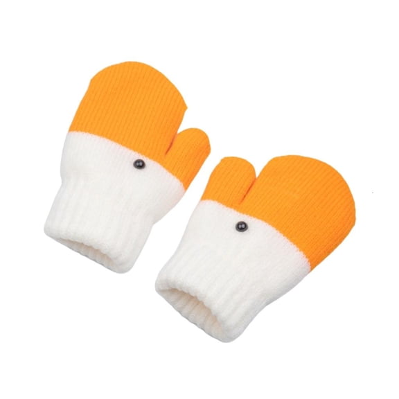 Giaone Lovely Winter Geese Gloves Cold Protection Windproof Knit Mittens for Kids