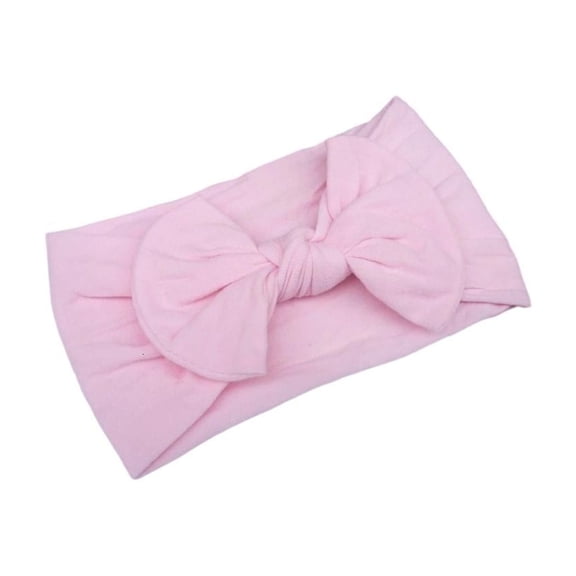 Giaone Machine Washable Baby Hair Bows Flexible Nylon Headbands 5 Color