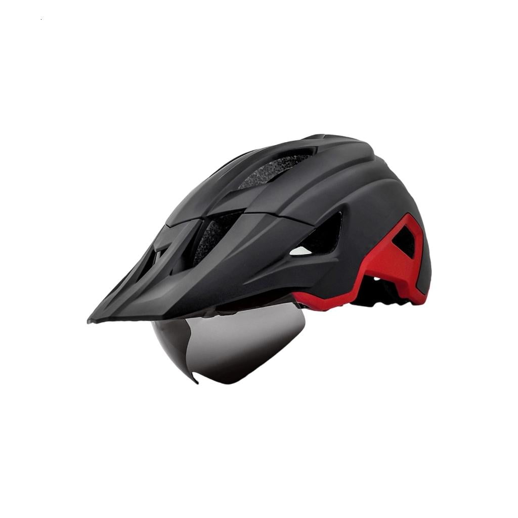 Giaone Magnetic Snap Visors Bike Helmet Lightweight PC with Rechargeable LED