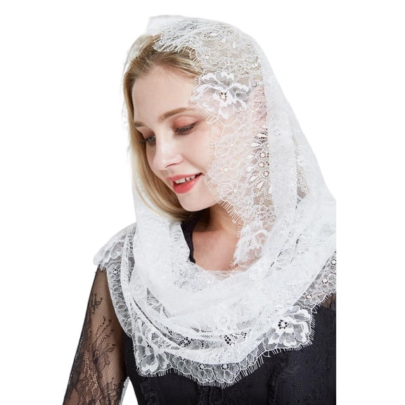 Giaone Mantilla Veil Catholic Church Veil Church Mass Veil Headcovering Latin Mass