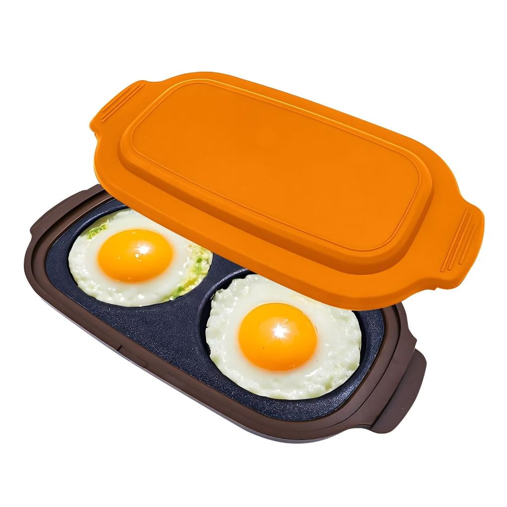 Giaone Microwave Eggs Cooker Breakfast Maker Duals Zone Designs For Eggs Steak Bacons