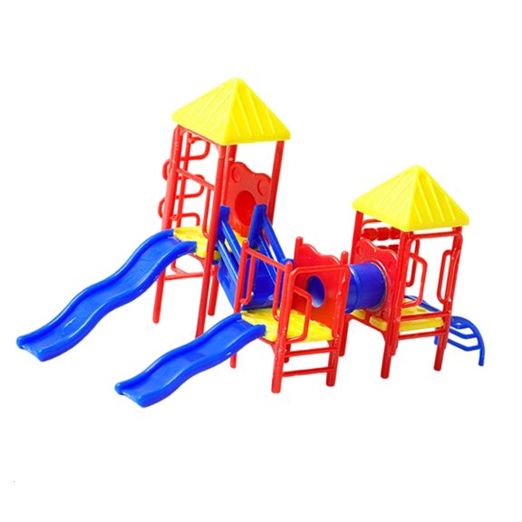 Giaone Miniature Park Slide Model Tiny ABS Slide Ornament For Sandbox Room Decoration And Educational Display