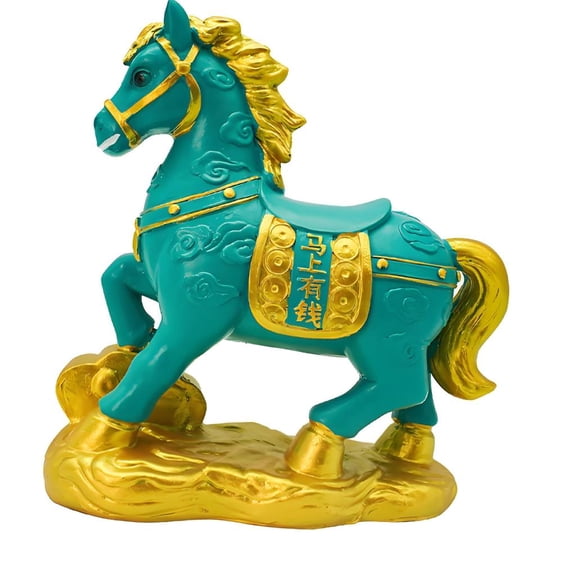 Giaone Modern Resin Coin Piggy Banks With Wealth Symbolism Lucky Horse Money Box