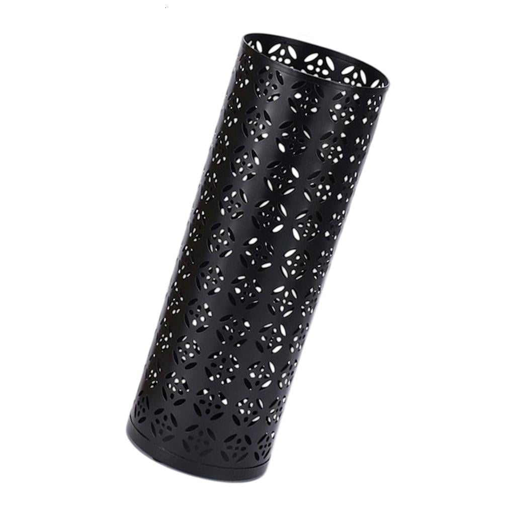 Giaone Modern Umbrella Holder with Hollowout Pattern Designs Strong Metal Umbrella Stand for Entryway Home Offices Accessory