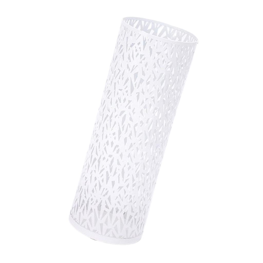 Giaone Modern Umbrella Holder with Hollowout Pattern Designs Strong Metal Umbrella Stand for Entryway Home Offices Accessory