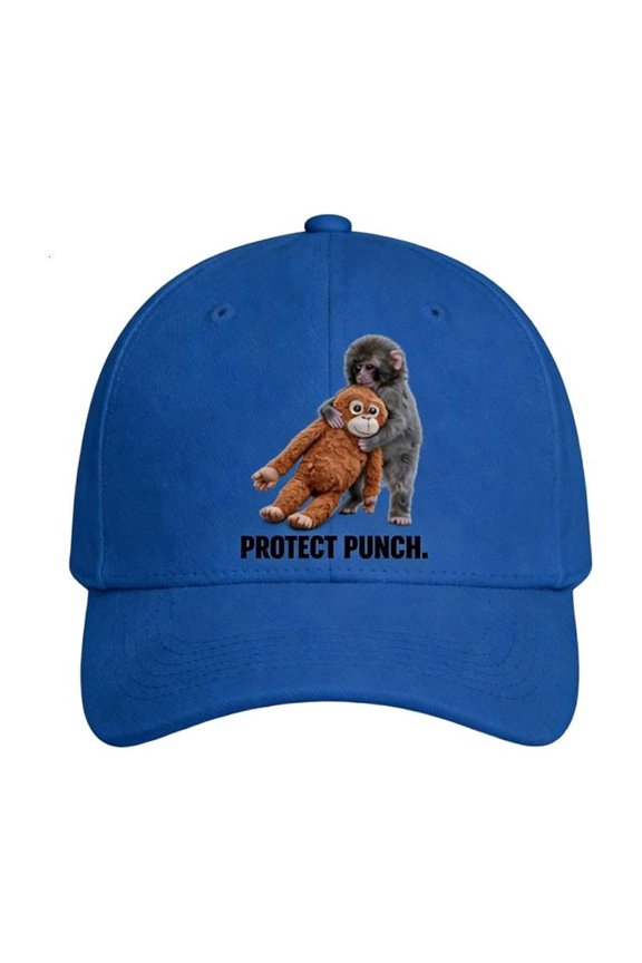 Monkey Print Baseball Cap For Men Women Soft Cotton Adjustable For Daily Wear Outdoor