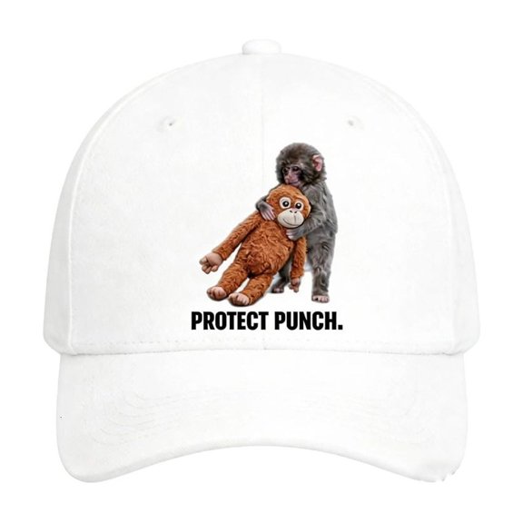 Giaone Monkey Print Baseball Cap For Men Women Soft Cotton Adjustable For Daily Wear Outdoor