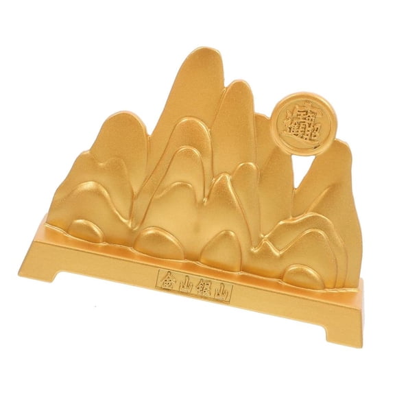 Giaone Mountain Statues Mountain Figurines Sculptures Ornament for Bookshelf Home Decors Fengshui Ornament Collections