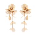 thumbnail image 1 of Giaone Luxury Long Metal Flower Tassel Earrings for Women Personality Temperament, 1 of 9