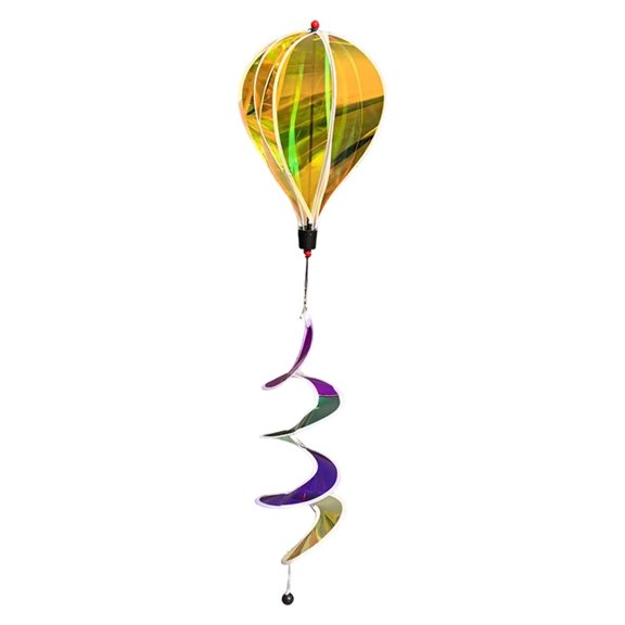 Giaone Multifunctional Rotating Hot Air Balloon Wind Spinner for Various Outdoor Spaces Garden Balcony and Patios Enhancement
